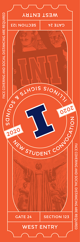 Image of orange ticket artwork