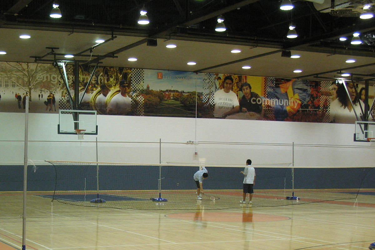 Photo of gym mural