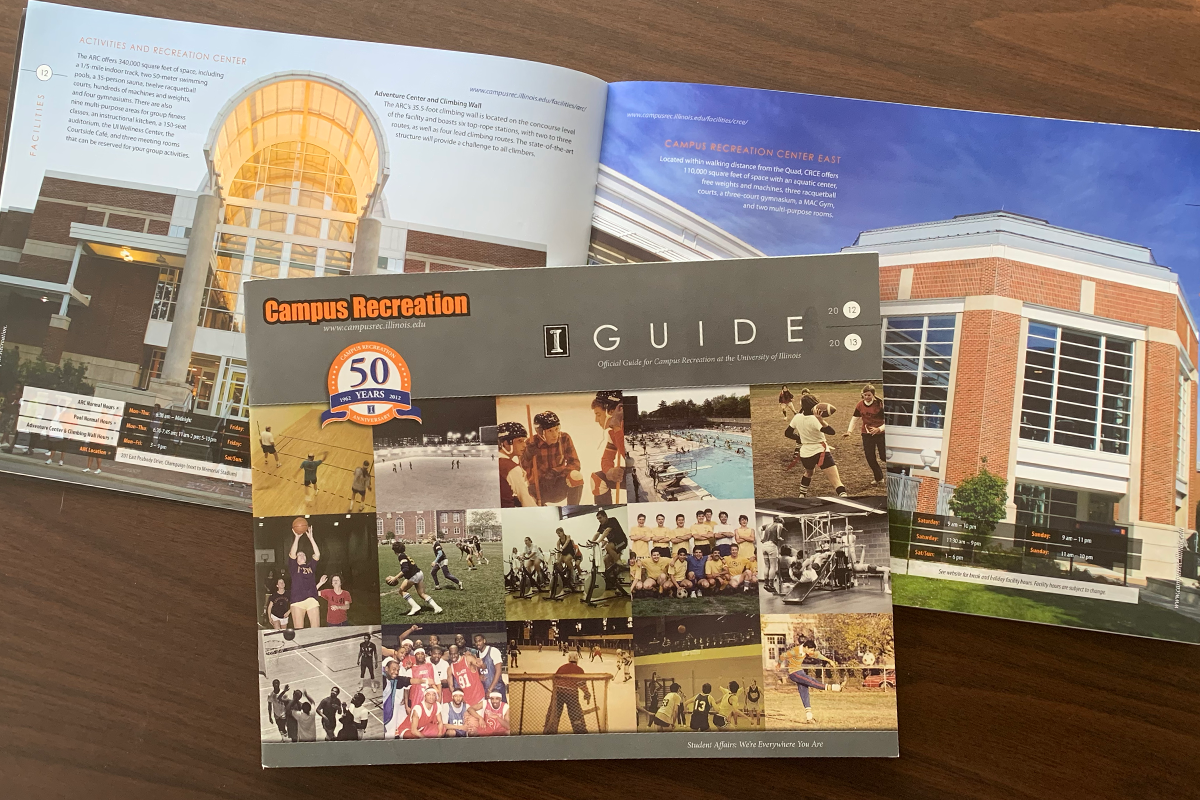 Photo of Campus Rec guide cover