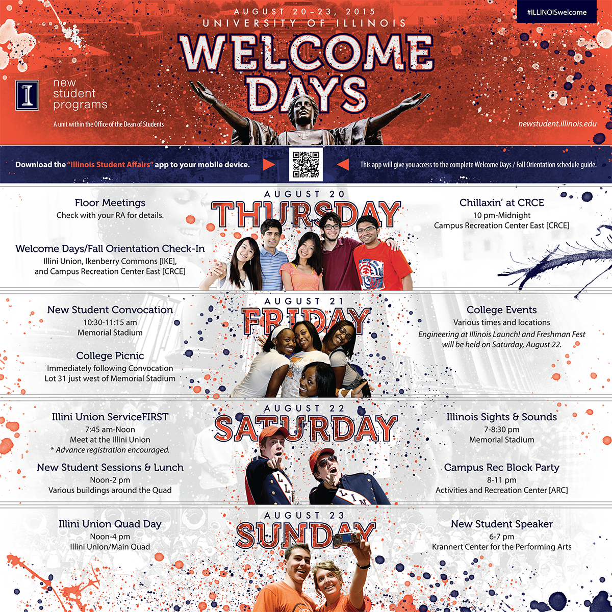 Image of Welcome Days newspaper ad