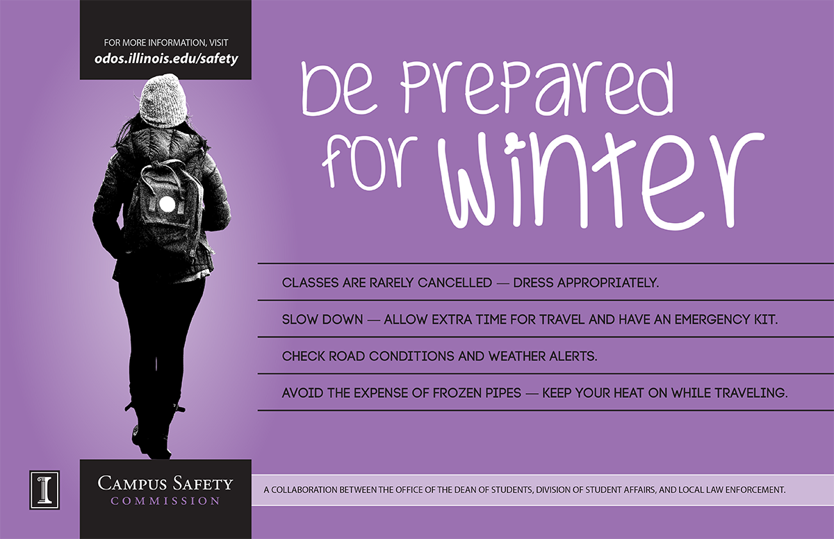 Image of winter safety poster