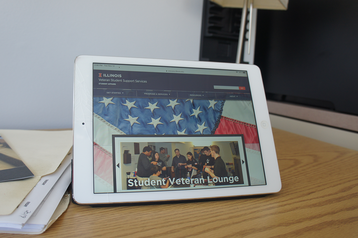 View of VSSS website on tablet screen